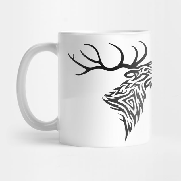Roaring Stag Tribal by Hareguizer